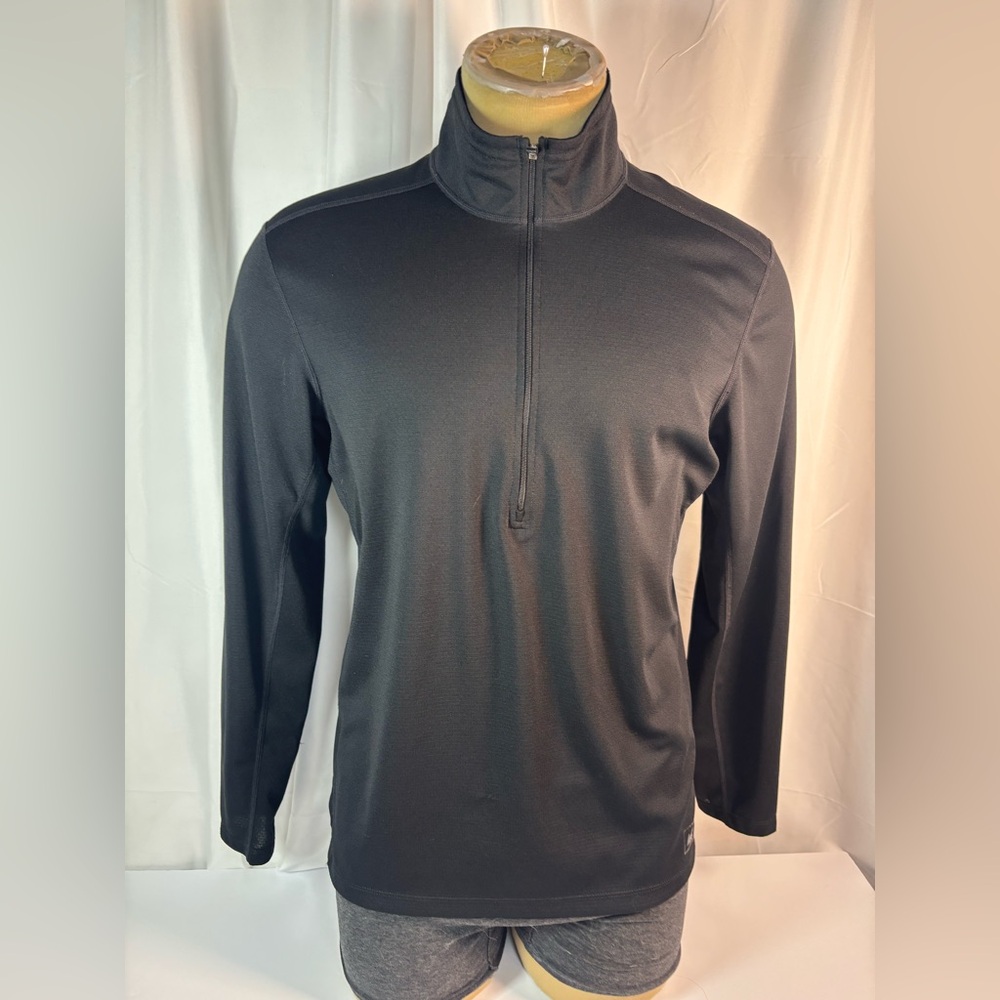 REI Black Men's Quarter-Zip Performance Jacket